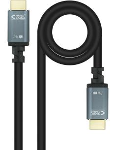 Nanocable 10.15.8002 Cable HDMI 2.1 Iris 8K Macho/Macho 2m Negro-1343256