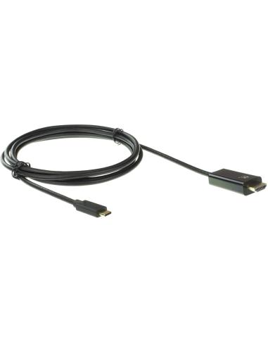 Ewent EW9824 Adaptador de Imagen USB-C a HDMI 4K 2M Negro