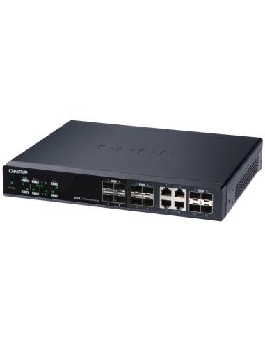 QNAP QSW-M1204-4C Switch Gestionado 4 Puertos SFP + 8 Puertos SFP+