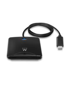 Ewent EW1055 Lector de Identificación de Tarjetas Inteligentes USB C-1342826