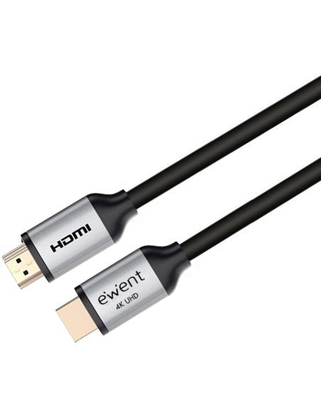 Ewent EC1347 Cable HDMI 2.0 Con Ethernet 3m Negro