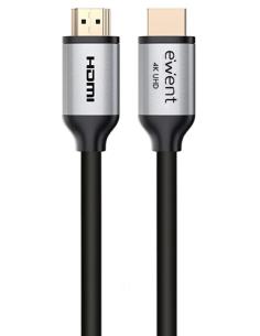 Ewent EC1347 Cable HDMI 2.0 Con Ethernet 3m Negro-1342601