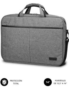 Subblim Elite SUB-LB-3ELB001 Maletín para Portátil hasta 14" Gris-1341829
