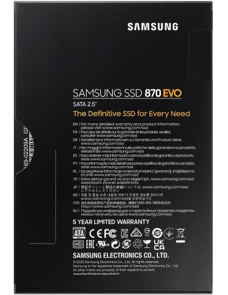 Samsung 870 Evo SSD 2.5" 2TB SATA3