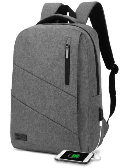 Subblim City Backpack Mochila para Portátil hasta 15.6" Gris