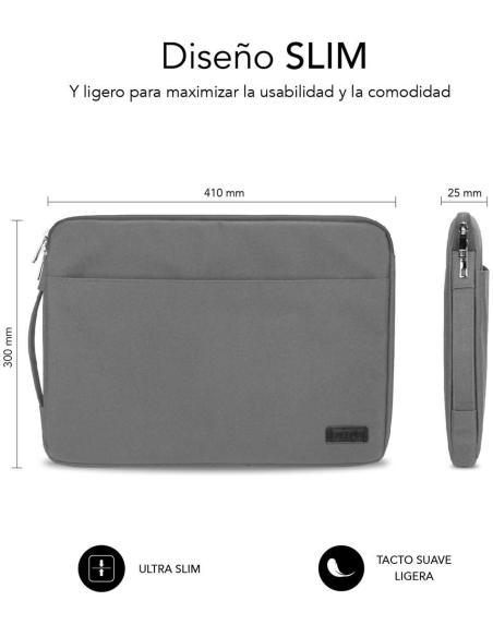 Subblim Urban Funda para Portátil hasta 15.6" Gris