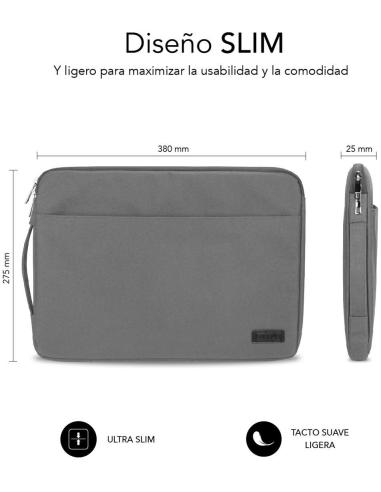 Subblim SUB-LS-0PS0002 Funda para Portátil 14" Gris