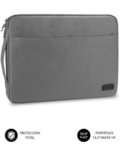 Subblim SUB-LS-0PS0002 Funda para Portátil 14" Gris-1340680