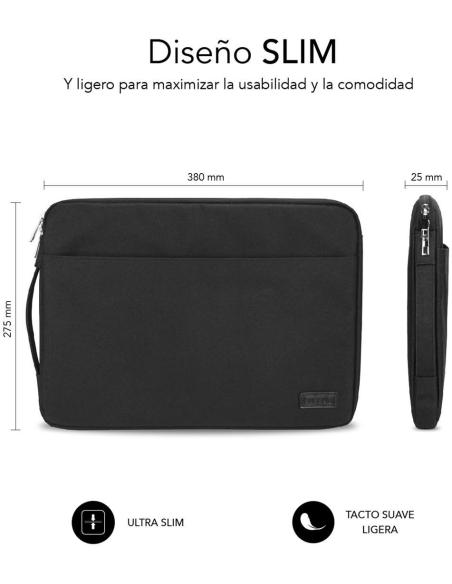 Subblim Urban SUB-LS-0PS0001 Funda para Portátil hasta 14" Negra