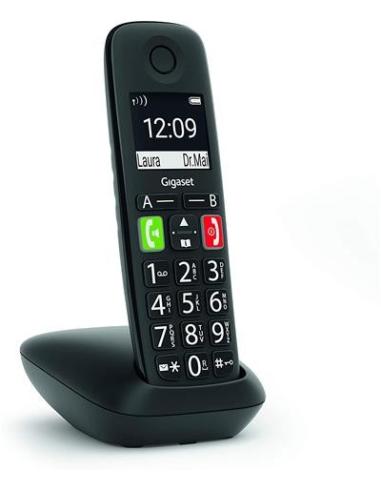 Gigaset E290 Teléfono Inalámbrico DECT Negro