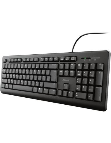 Trust TK-150 Silent Teclado USB Negro