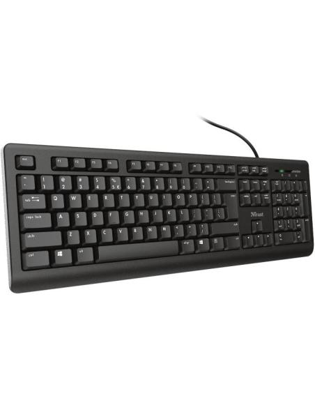 Trust TK-150 Silent Teclado USB Negro