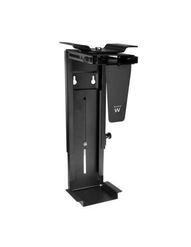 Ewent EW1293 Soporte de Mesa Colgante de Escritorio Ajustable para CPU Máx. 10Kg Negro