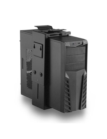 Ewent EW1293 Soporte de Mesa Colgante de Escritorio Ajustable para CPU Máx. 10Kg Negro
