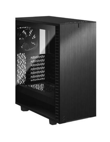 Fractal Design Define 7 Compact Midi Tower Cristal Templado USB 3.2 Negro