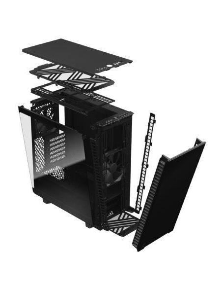 Fractal Design Define 7 Compact Midi Tower Cristal Templado USB 3.2 Negro
