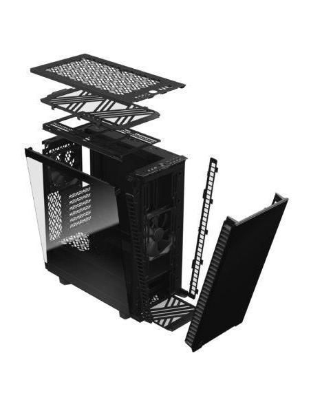 Fractal Design Define 7 Compact Midi Tower Cristal Templado USB 3.2 Negro