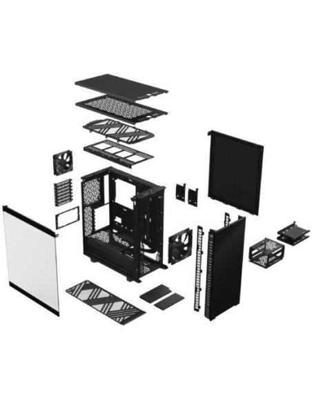 Fractal Design Define 7 Compact Midi Tower Cristal Templado USB 3.2 Negro