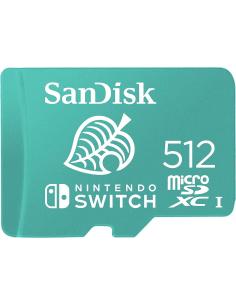 Sandisk MicroSDXC 512GB UHS-1 para Nintendo Switch Verde-1338571
