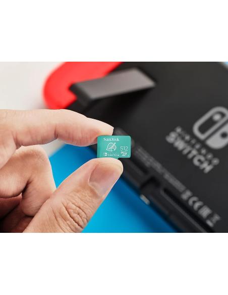 Sandisk MicroSDXC 512GB UHS-1 para Nintendo Switch Verde