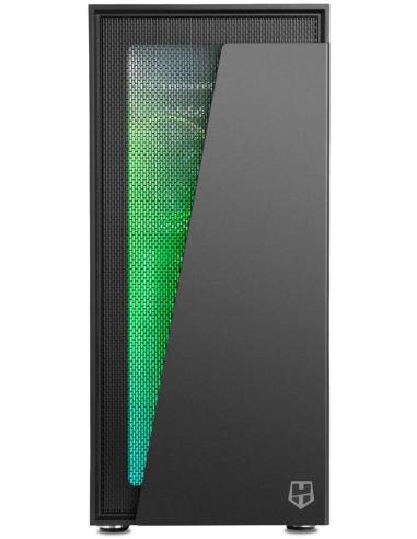 Nox Hummer Blaster Cristal Templado USB 3.0 aRGB Negro