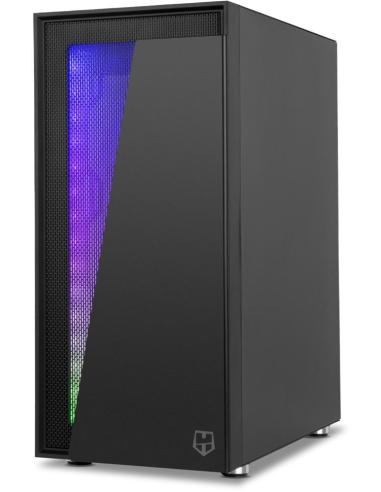 Nox Hummer Blaster Cristal Templado USB 3.0 aRGB Negro