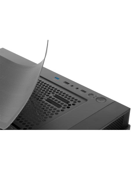 Nox Hummer Blaster Cristal Templado USB 3.0 aRGB Negro