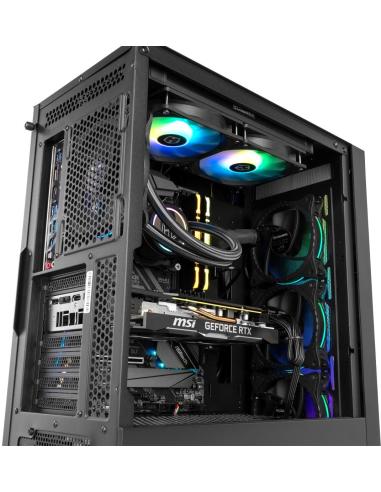 Nox Hummer Blaster Cristal Templado USB 3.0 aRGB Negro