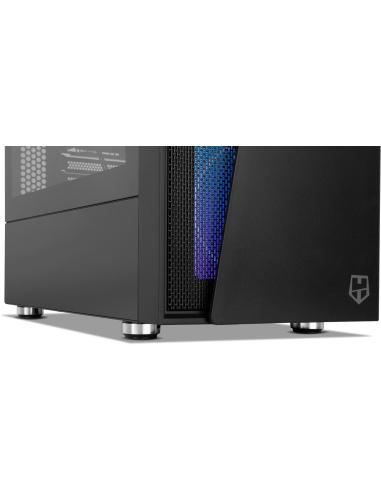 Nox Hummer Blaster Cristal Templado USB 3.0 aRGB Negro