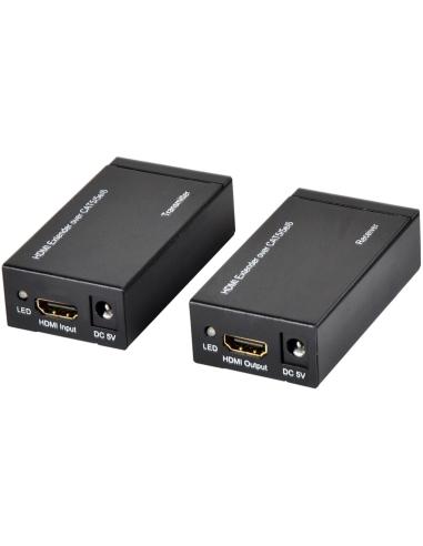 Ewent EW3715 Extensor HDMI por Cables UTP Cat 5/Cat 5e/Cat 6 Full HD Negro