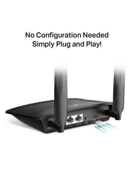 TP-Link TL-MR100 Router Wifi 4 4G LTE 2 Puertos Ethernet