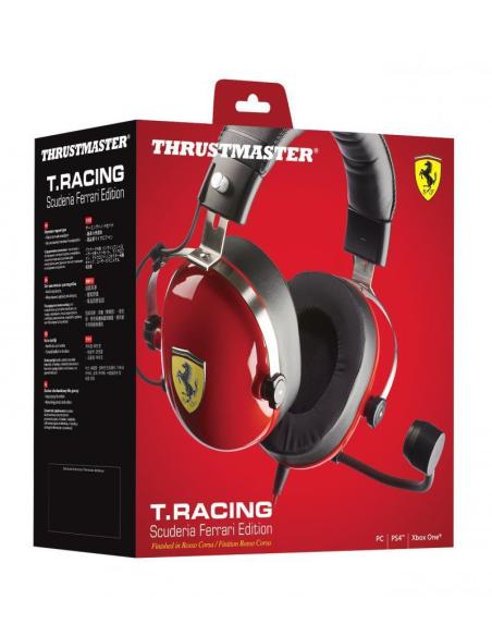 ThrustMaster T.Racing Scuderia Ferrari Edition-DTS Auriculares Gaming Multiplataforma Negro