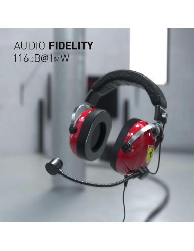 ThrustMaster T.Racing Scuderia Ferrari Edition-DTS Auriculares Gaming Multiplataforma Negro