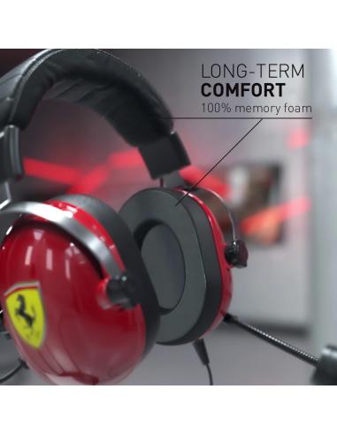ThrustMaster T.Racing Scuderia Ferrari Edition-DTS Auriculares Gaming Multiplataforma Negro