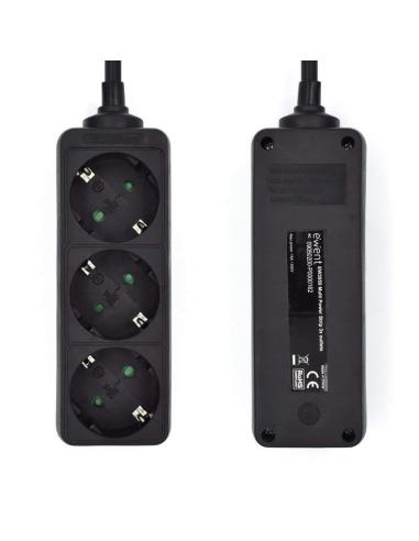 Ewent EW3959 Regleta 3xSchuko Negra