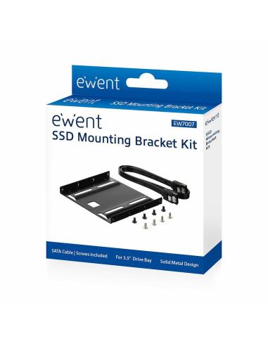 Ewent EW7007 Bandeja para SSD de 3.5" Negro