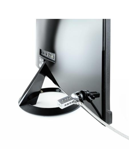 TooQ TQCLKC0015 Cable de Seguridad con Combinación para Portátiles 1.5m Gris