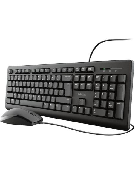 Trust Primo 23972 Teclado Y Ratón USB Negro