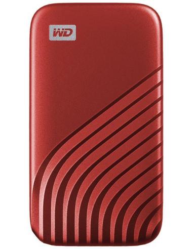 WD My Passport SSD 500GB USB-C Rojo