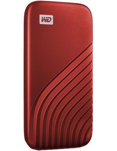 WD My Passport SSD 500GB USB-C Rojo