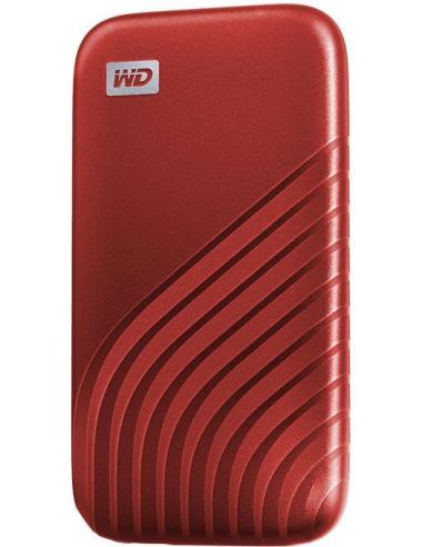 WD My Passport SSD 500GB USB-C Rojo