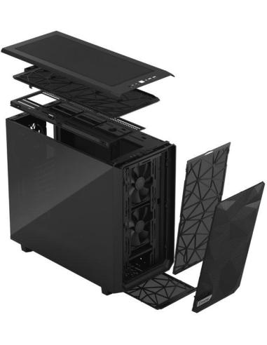 Fractal Design Meshify 2 FD-C-MES2A-02 Midi Tower Cristal Templado USB 3.2 Negra