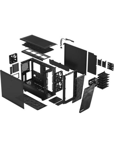 Fractal Design Meshify 2 FD-C-MES2A-02 Midi Tower Cristal Templado USB 3.2 Negra