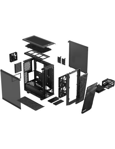 Fractal Design Meshify 2 Compact FD-C-MES2C-04 Cristal Templado USB 3.2 Negro