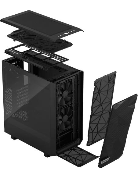Fractal Design Meshify 2 Compact FD-C-MES2C-03 Cristal Templado USB 3.2 Negro