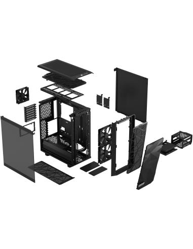 Fractal Design Meshify 2 Compact FD-C-MES2C-03 Cristal Templado USB 3.2 Negro