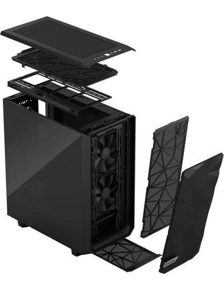 Fractal Design Meshify 2 Compact Cristal Templado USB 3.2 Negro