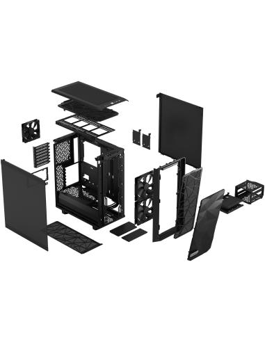 Fractal Design Meshify 2 Compact Cristal Templado USB 3.2 Negro