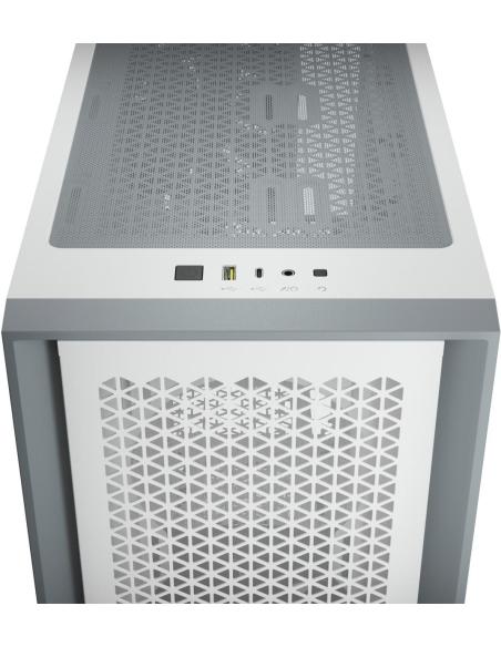 Corsair 4000D Airflow Cristal Templado USB 3.1 Blanca