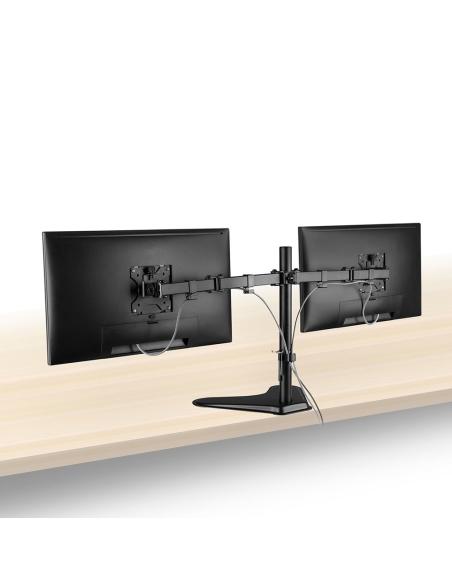 Ewent EW1536 Soporte de Mesa para 2 Monitores 13 - 32" Máx. 8Kg Negro